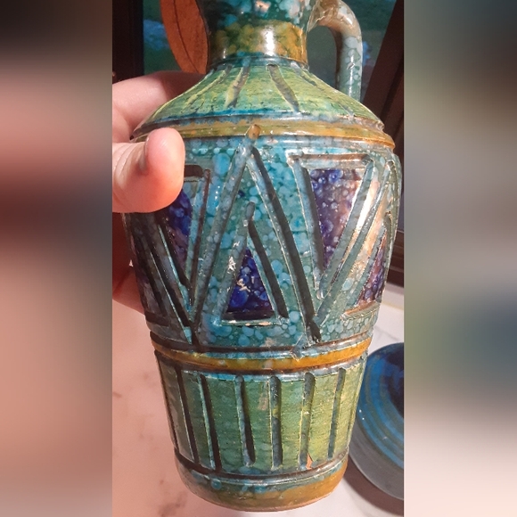 Beautiful Vintage Pottery-bitossi-signed piece - Picture 7 of 10